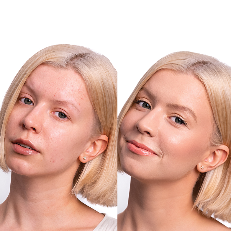Claresa Liquid Perfection Concealer Abdeckendes Gesichts-Foundation 2in1 104 Nude