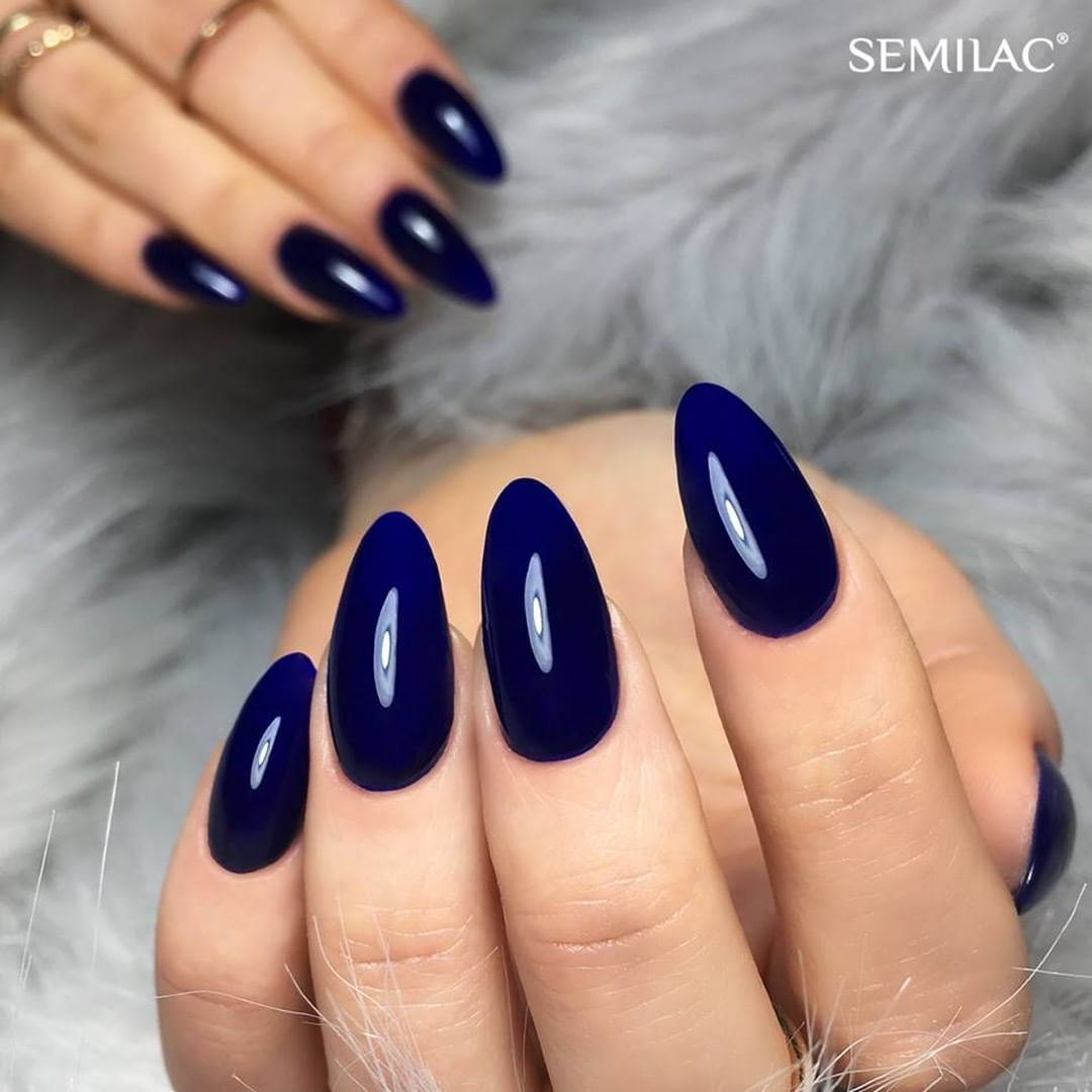 SEMILAC 088 Blue Ink UV-LED-Hybrid-Nagellack, 7 ml