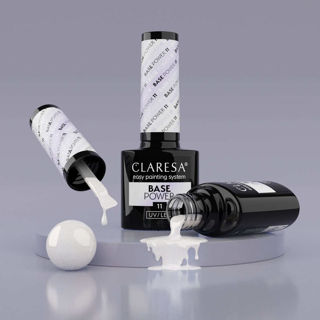 Claresa Hybrid-Basis für Nägel POWER 11 Basis Lipgloss-Aufbaubasis