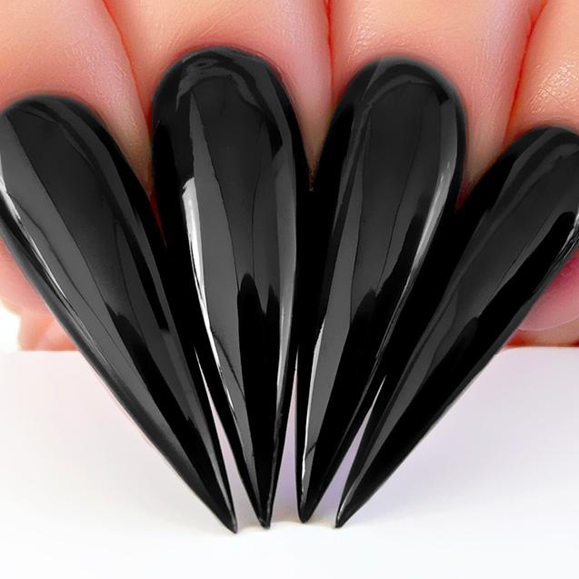 Yoshi UV-Hybrid-Nagellack 605 Woman In Black Schwarz, 6 ml