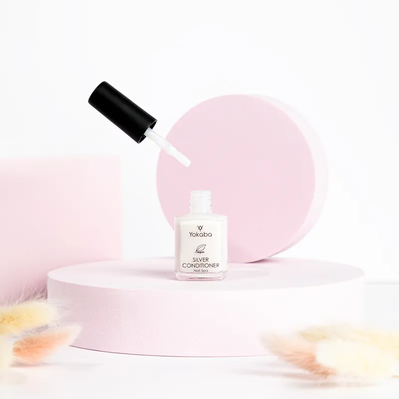 Yokaba Nail Spa Silver Conditioner Milchiger Nagel-Conditioner Pearl 15ml