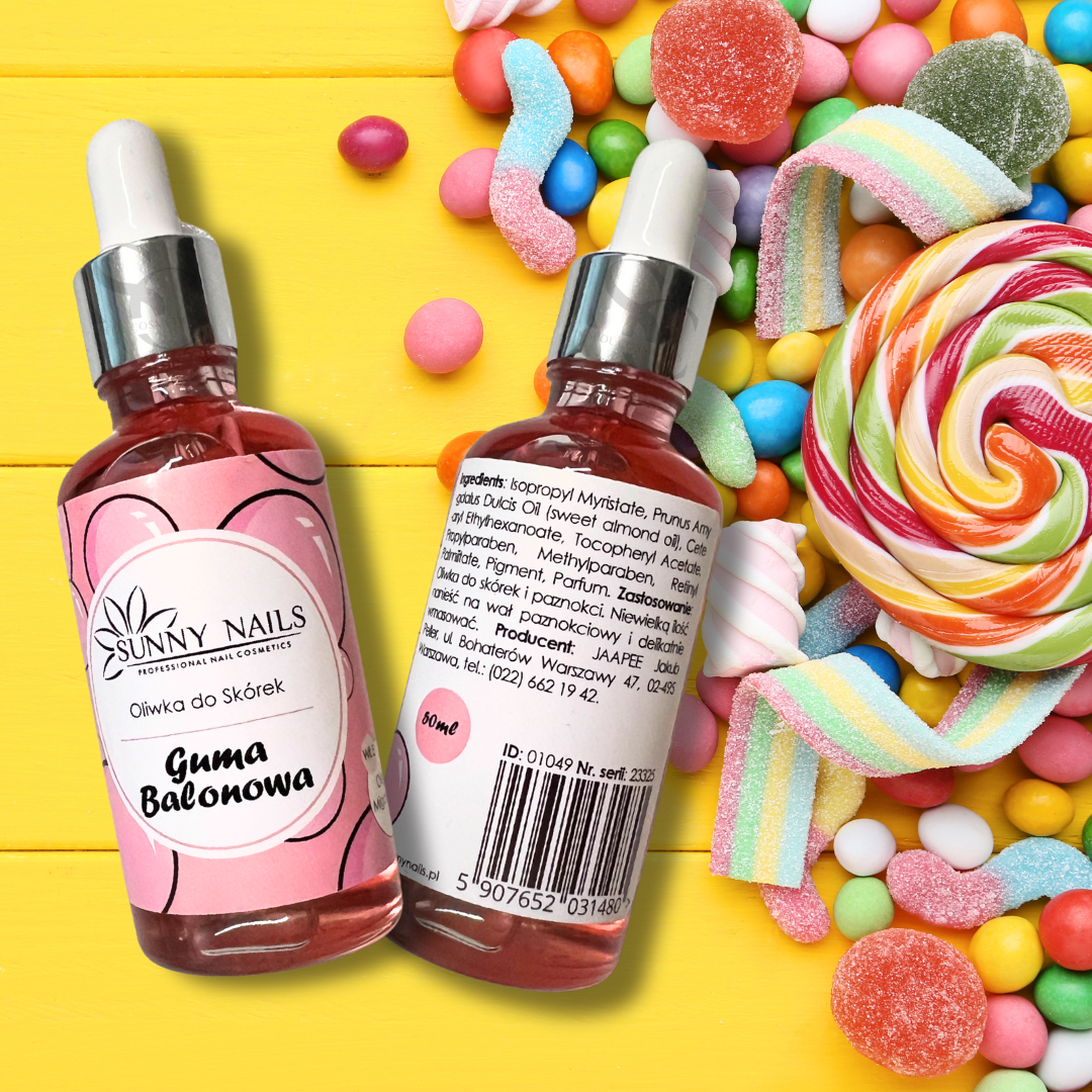 SUNNY NAILS Duftöl für Nagelhaut und Nägel BUBBLE GUM 50ml