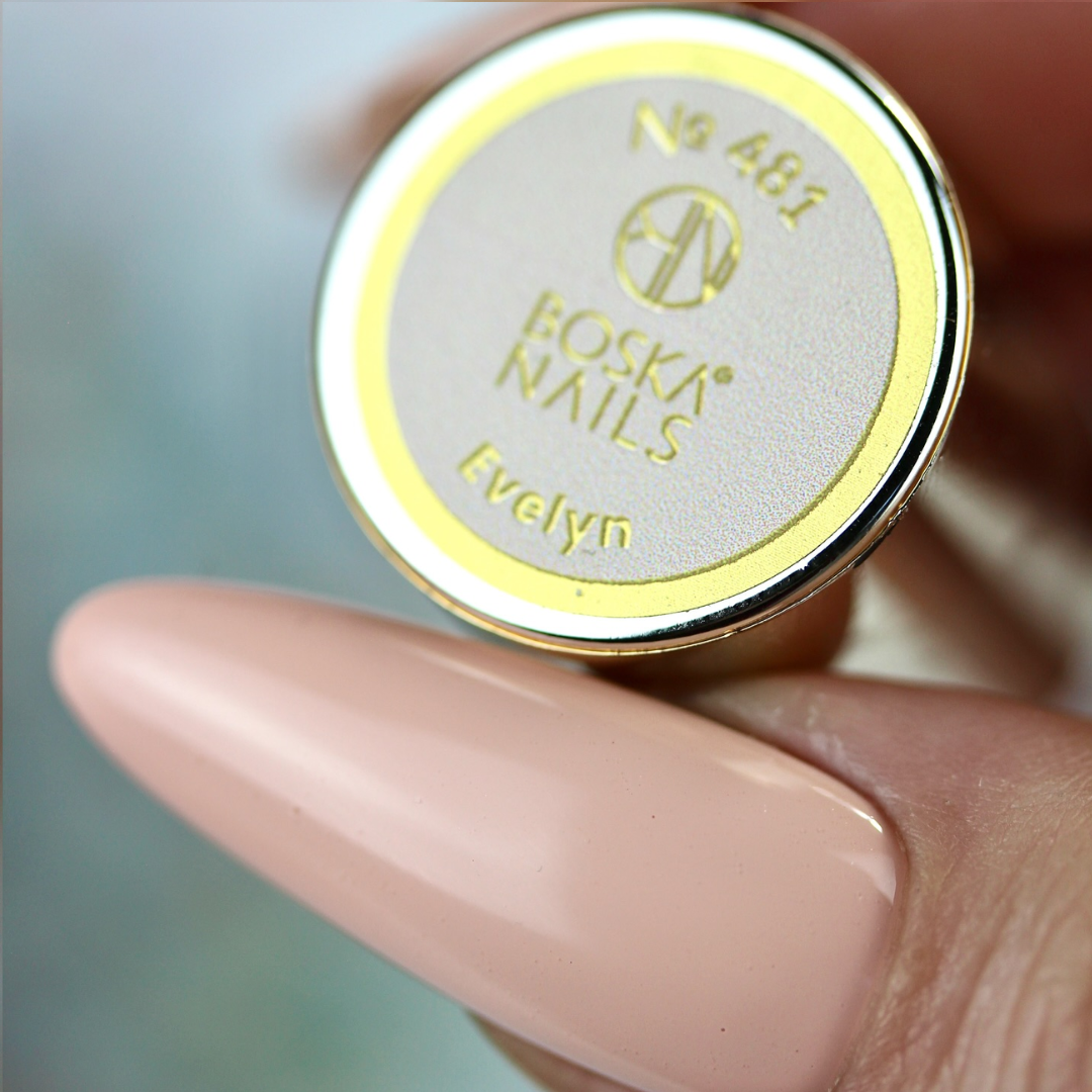 Boska Nails Hybrid Nagellack 481 Evelyn NUDlove Puder 6ml