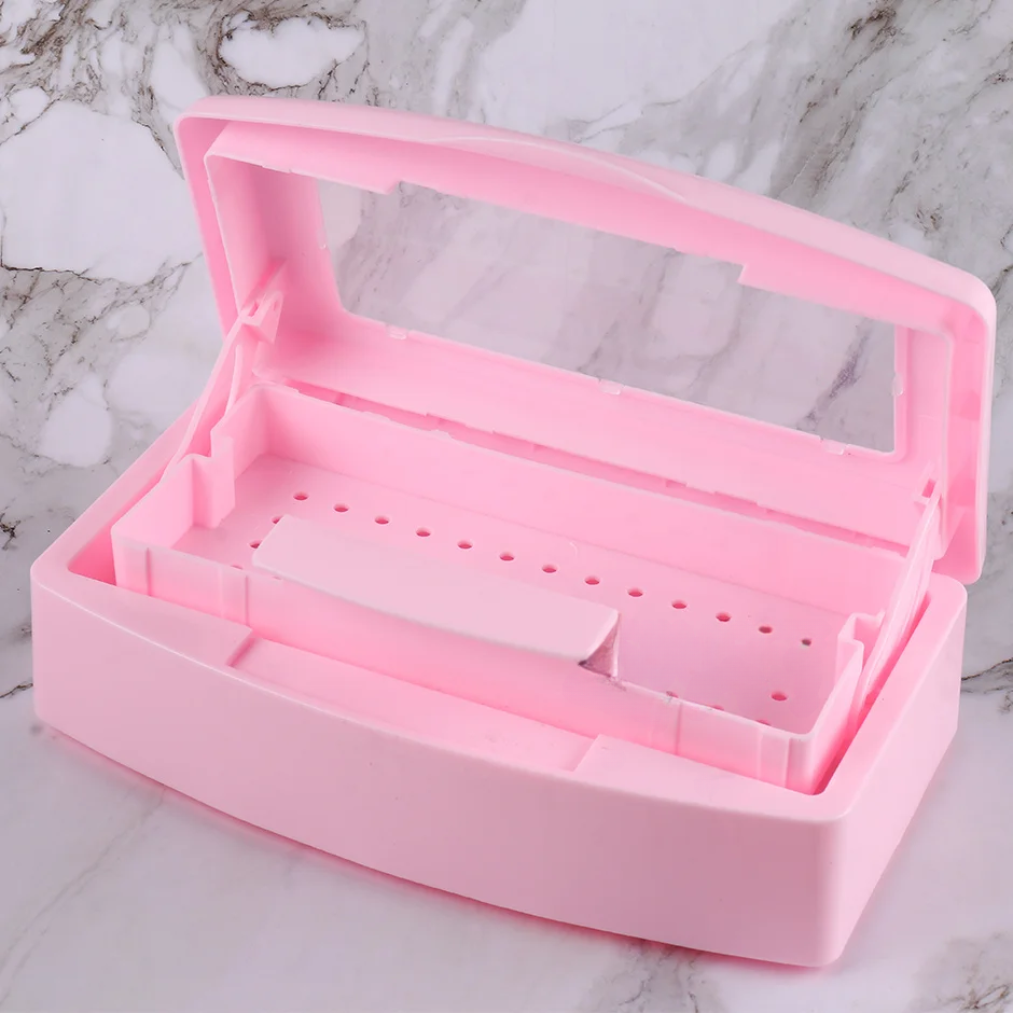 Nagelwerkzeug-Sterilisator, Desinfektionsbehälter, Bad, Pink, SEOL