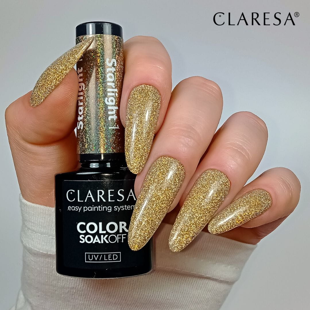 Claresa Hybrid Nagellack STARLIGHT 1 Flash-Effekt