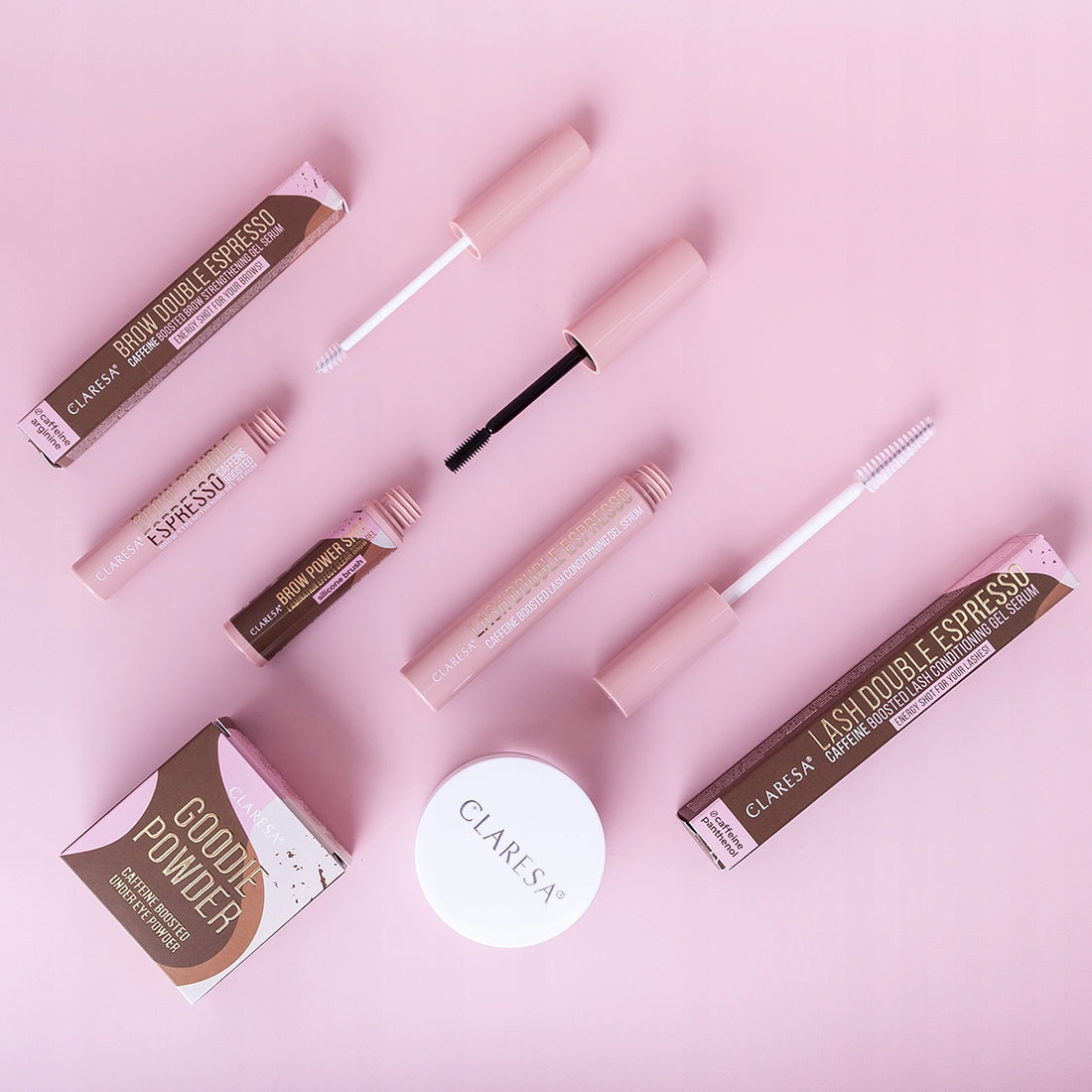 Claresa Brow Double Espresso Stärkendes Augenbrauen-Gel-Serum 6 g