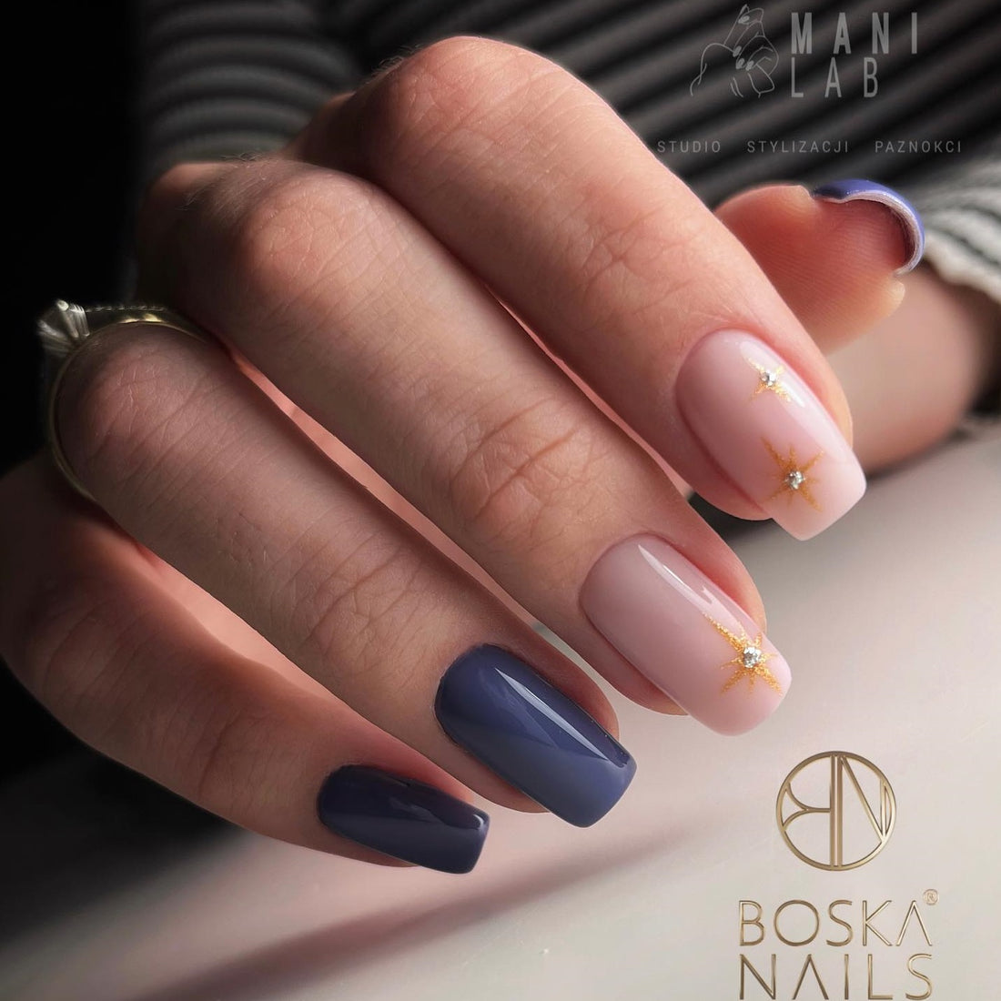 Boska Nails Hybrid-Nagellack 379 Cloudy Day Grey, 6 ml