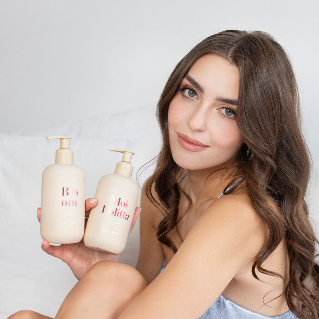 Makear Nagelhautöl + Körperlotion + Autoanhänger BLOOM