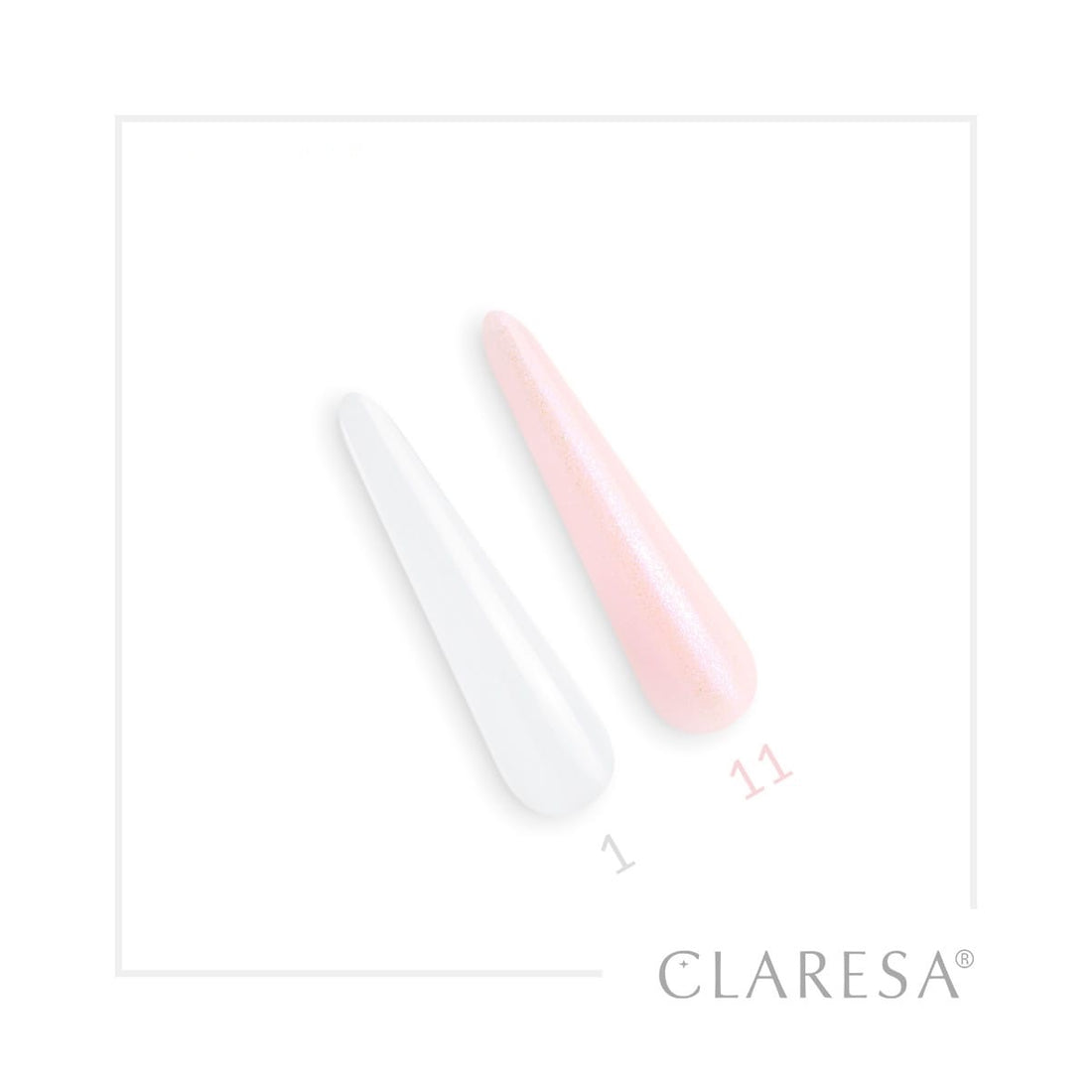 Claresa Rubber Gel 1 klares, dickes Gel zum Aufbau von Nägeln, 45 g