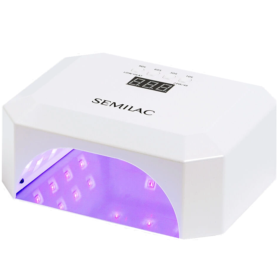 SEMILAC UV-LED-Nagellampe 24/48 für Gel-Hybride, 24 W, 48 W