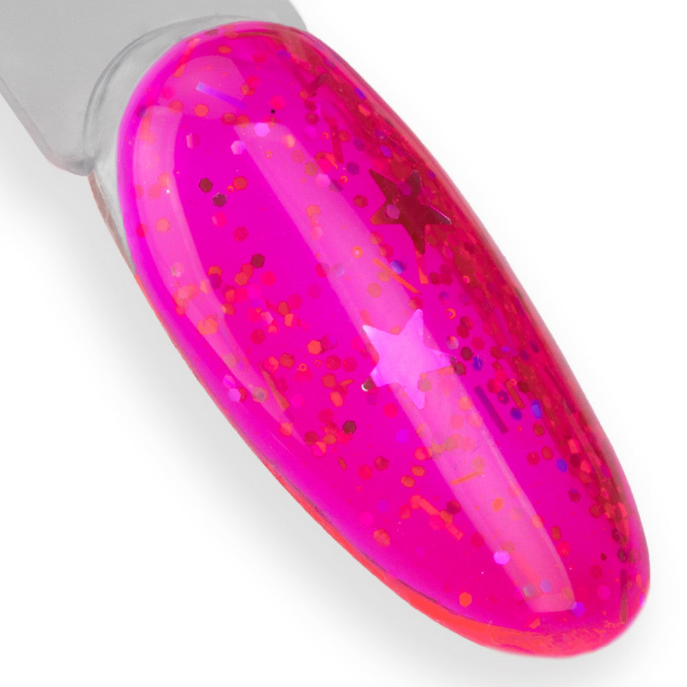 Ntn Premium Hybrid Nagellack 255 Impression Neon mit Starburst