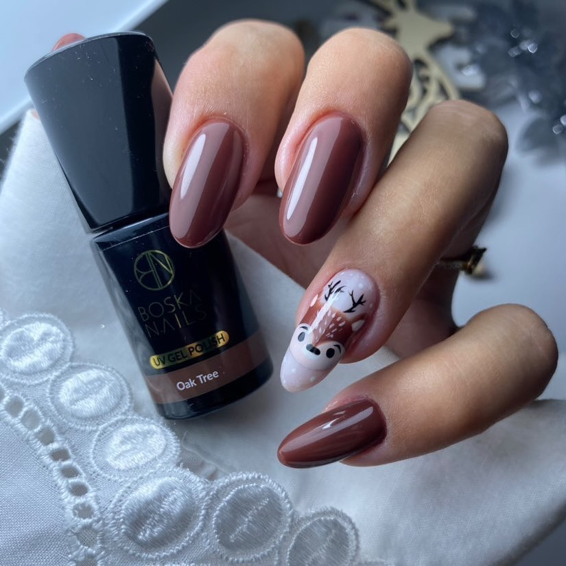 Boska Nails Hybrid-Nagellack 377 Oak Tree Chocolate, 6 ml