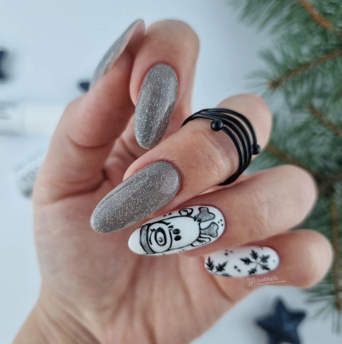 Yoshi Hybrid-Nagellack 521 Starry Night Touch the Galaxy, 6 ml