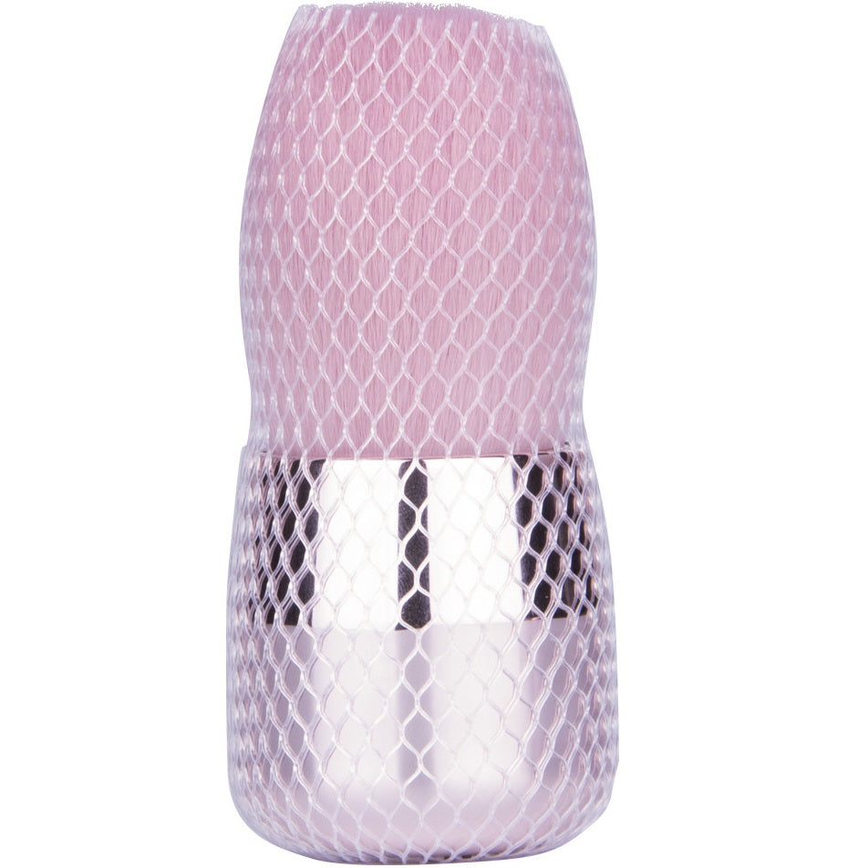 Bürste zum Abstauben der Nägel, Pinsel zum Puderreinigen von Staub, rosa
