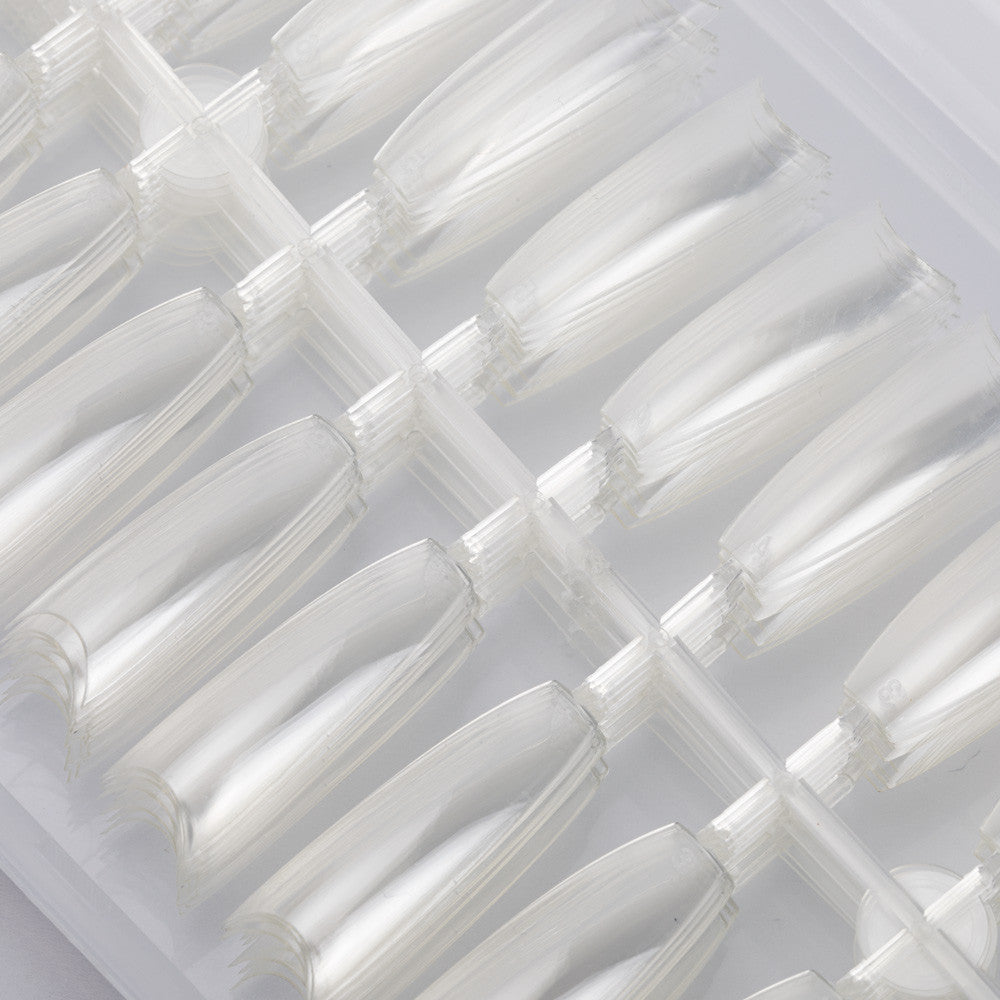 Ballerina Nagelverlängerungsspitzen ohne Tasche transparent klar 240 Stück