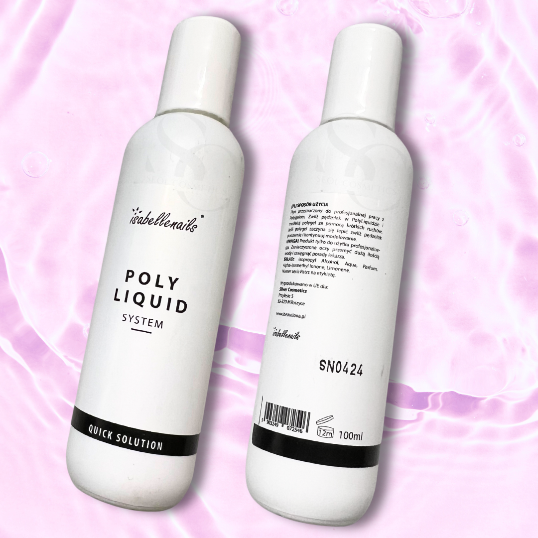 Acrylgel flüssig 100ml Isabellenails Poly Liquid Quick Solution Polygel