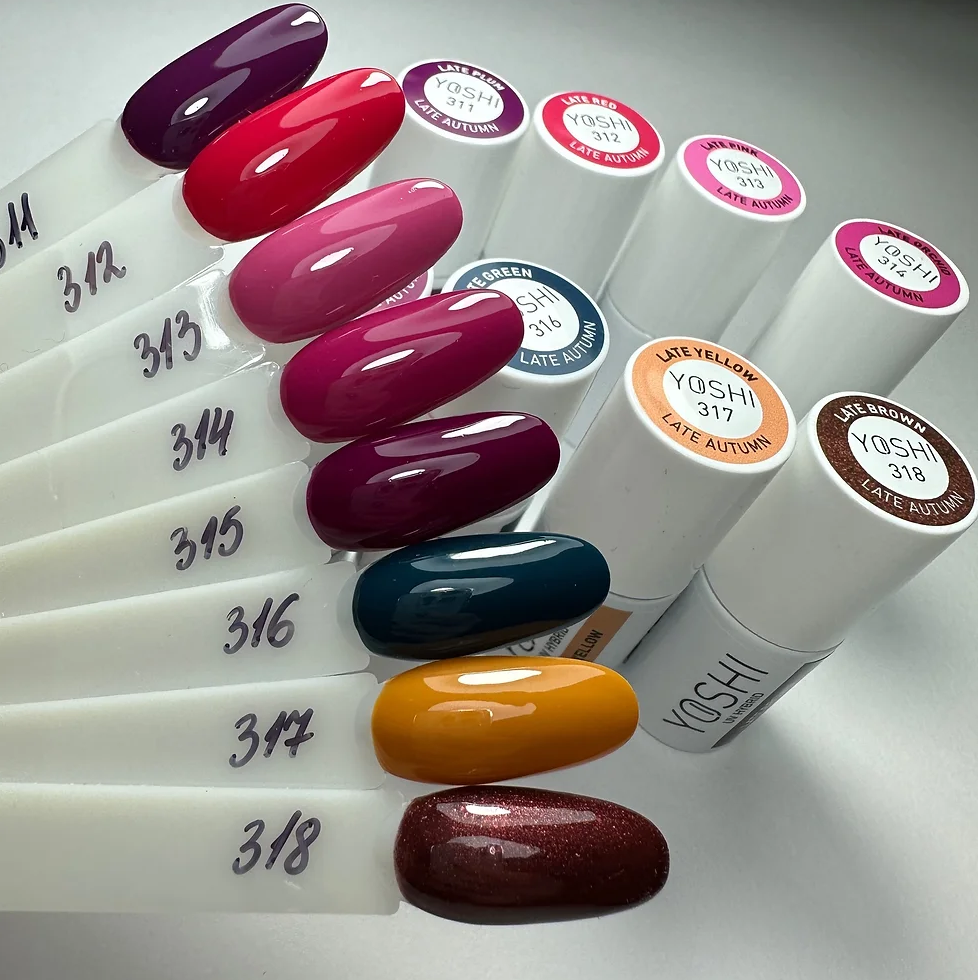 Yoshi UV-Hybrid-Nagellack 315 Late Violet, 6 ml