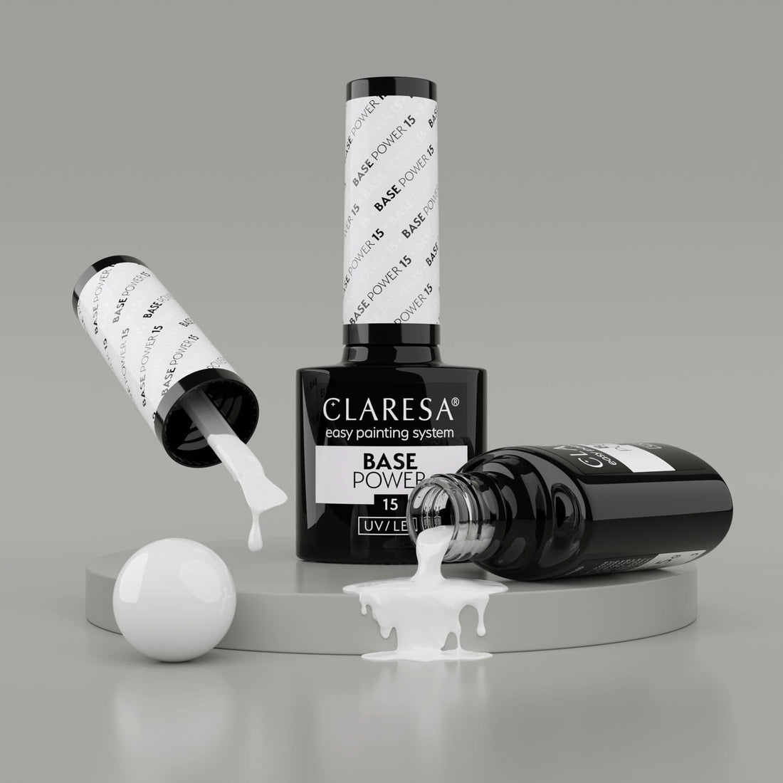 Claresa Hybrid-Basis für Nägel POWER 15 Basis Lipgloss-Aufbaubasis