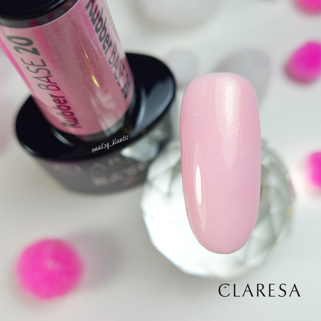 Claresa Base Rubber 20 Hybrid-Nagelbasisgummi UV/LED
