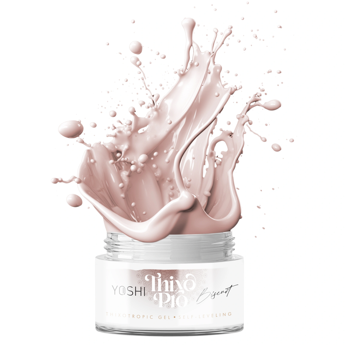GROSSES Yoshi Thixo PRO Biscuit Selbstnivellierendes Nagelaufbaugel 50 ml