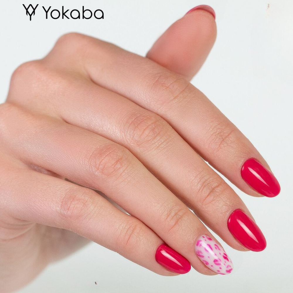 Yokaba Pure Vegan klassischer Nagellack 69 Magenta Nagellack 10ml