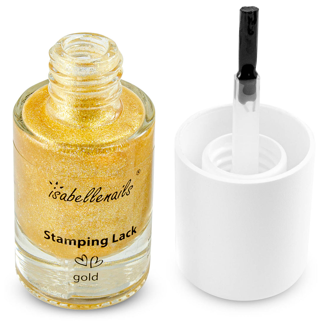 Stampinglack für Dekorationen Isabellenails GOLD Stamping Lack Gold 6ml