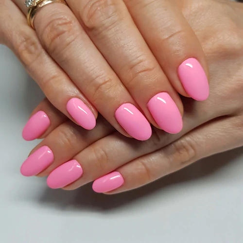 SEMILAC 131 Lovely Mickey Hybrid-Nagellack, Pink, 7 ml