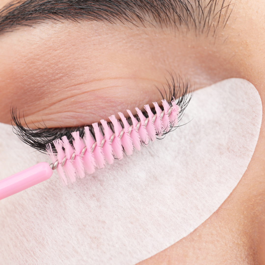 Wimpernspiralbürste für Augenbrauen 50er Set Spiralen für Wimpernverlängerung