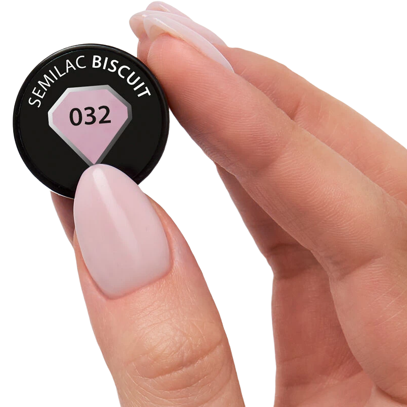 SEMILAC 032 Biscuit UV-LED-Hybrid-Nagellack, 7 ml