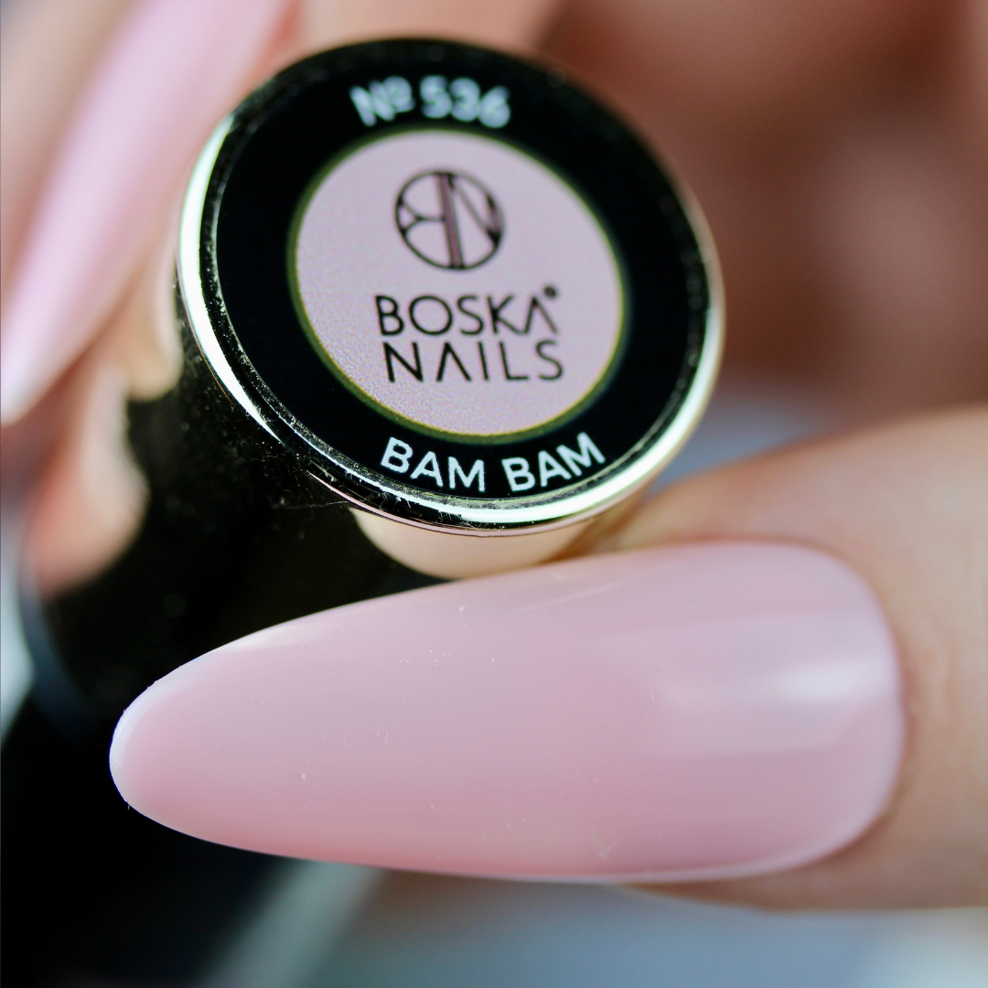 Boska Nails Hybrid-Nagellack 536 Bam Bam, natürlicher Look, 6 ml