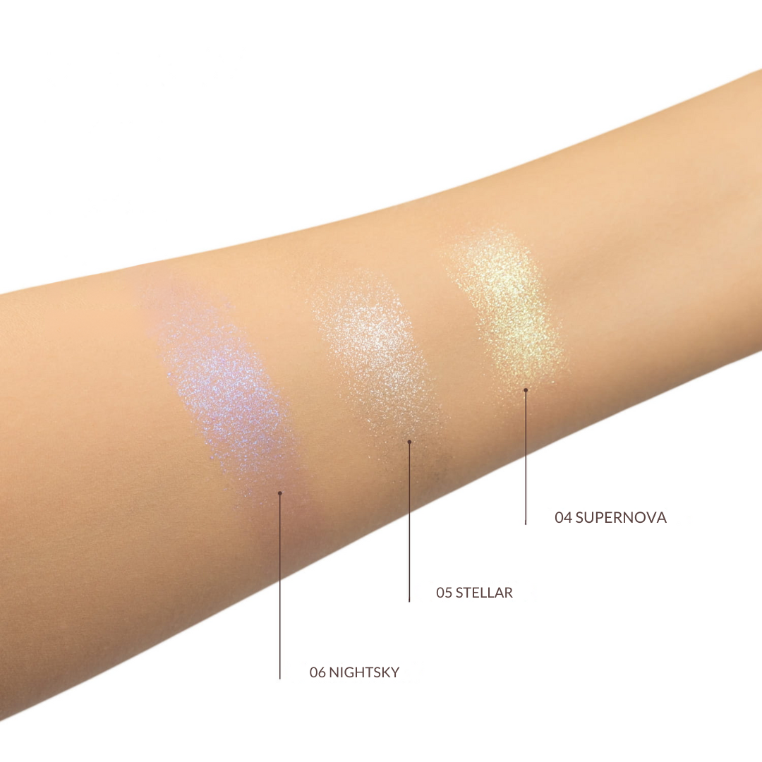 Claresa Cremiger Lidschatten TOPPER 04 SUPERNOVA Highlighter Holo Sheet