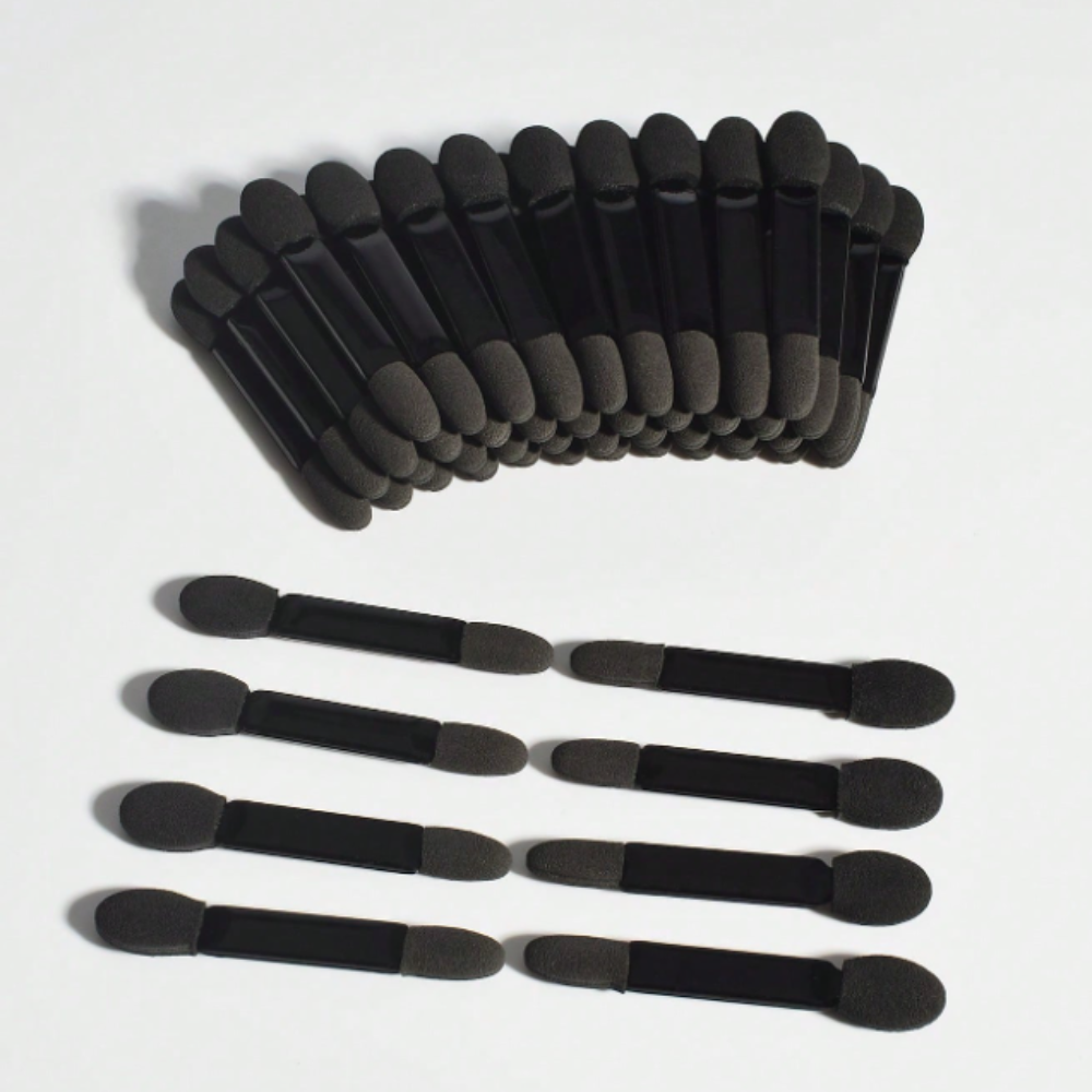 10x SCHWARZER Applikator für Lidschatten und Puder für Nägel, Make-up, Maniküre