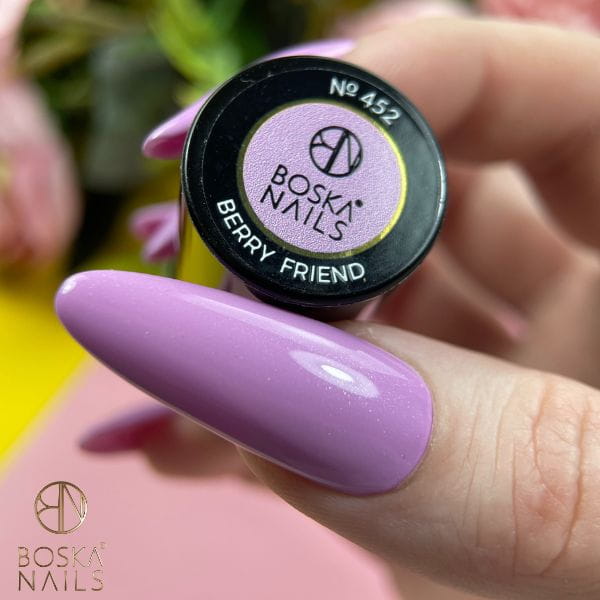 Boska Nails Hybrid Nagellack 452 Berry Friend lila 6ml