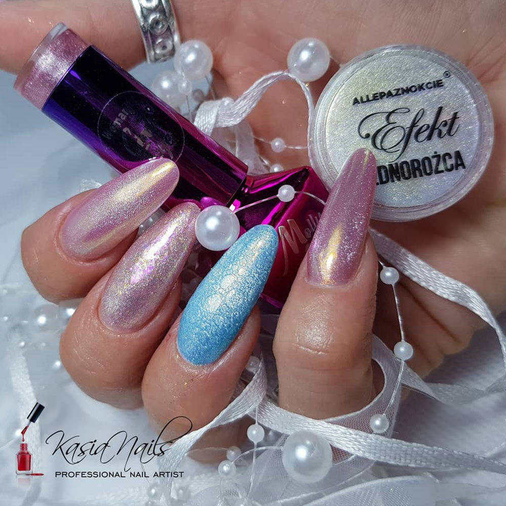 MollyLac 446 Cat Eye Womanity Maldives Hybrid-Nagellack, 5 g