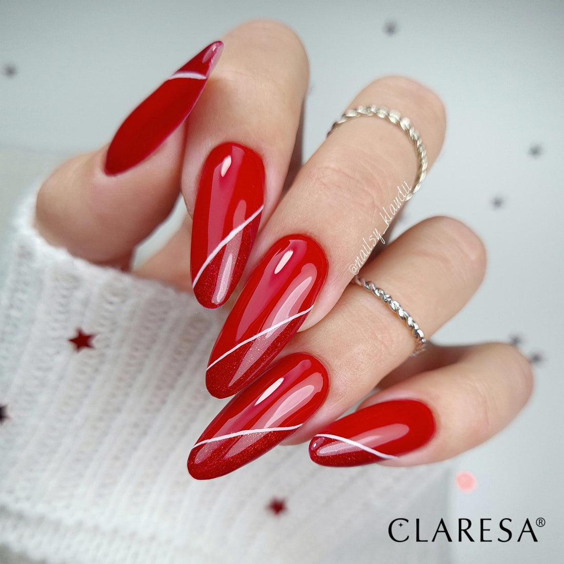 Claresa Hybrid Nagellack ROT 418