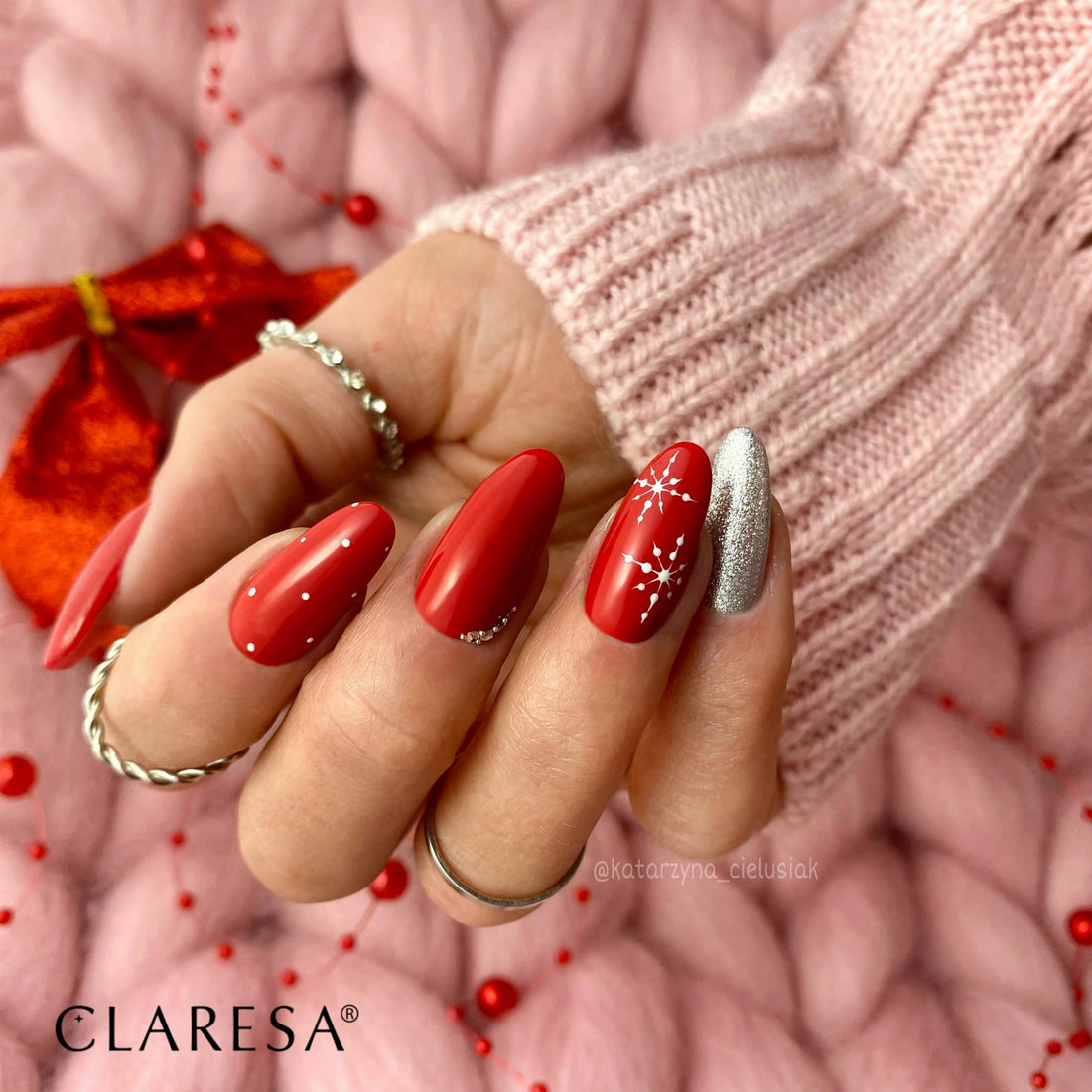 Claresa Hybrid Nagellack ROT 412 rot