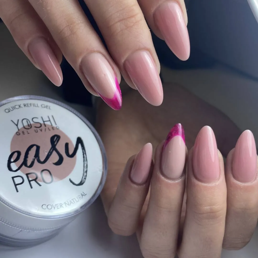 GROßES Yoshi Nagelaufbaugel Easy PRO Cover Naturgel UV 50ml