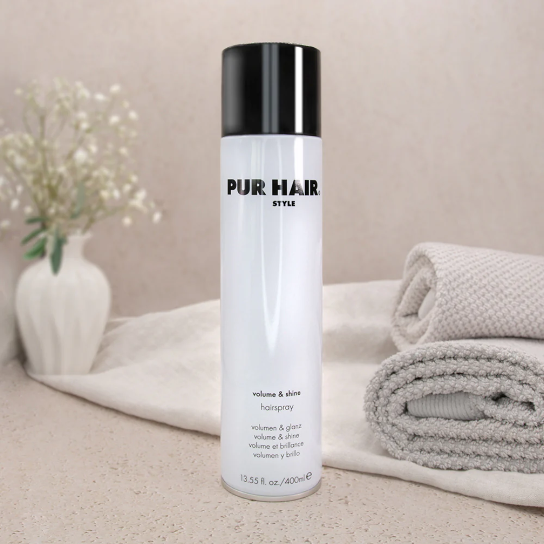 PUR HAIR Volume & Shine Haarspray für Glanz und Volumen 400ml