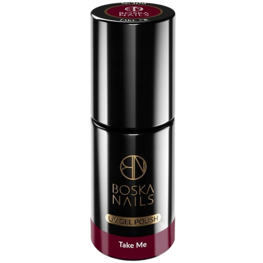 Boska Nails Hybrid Nagellack 309 Take me Burgundy 6ml
