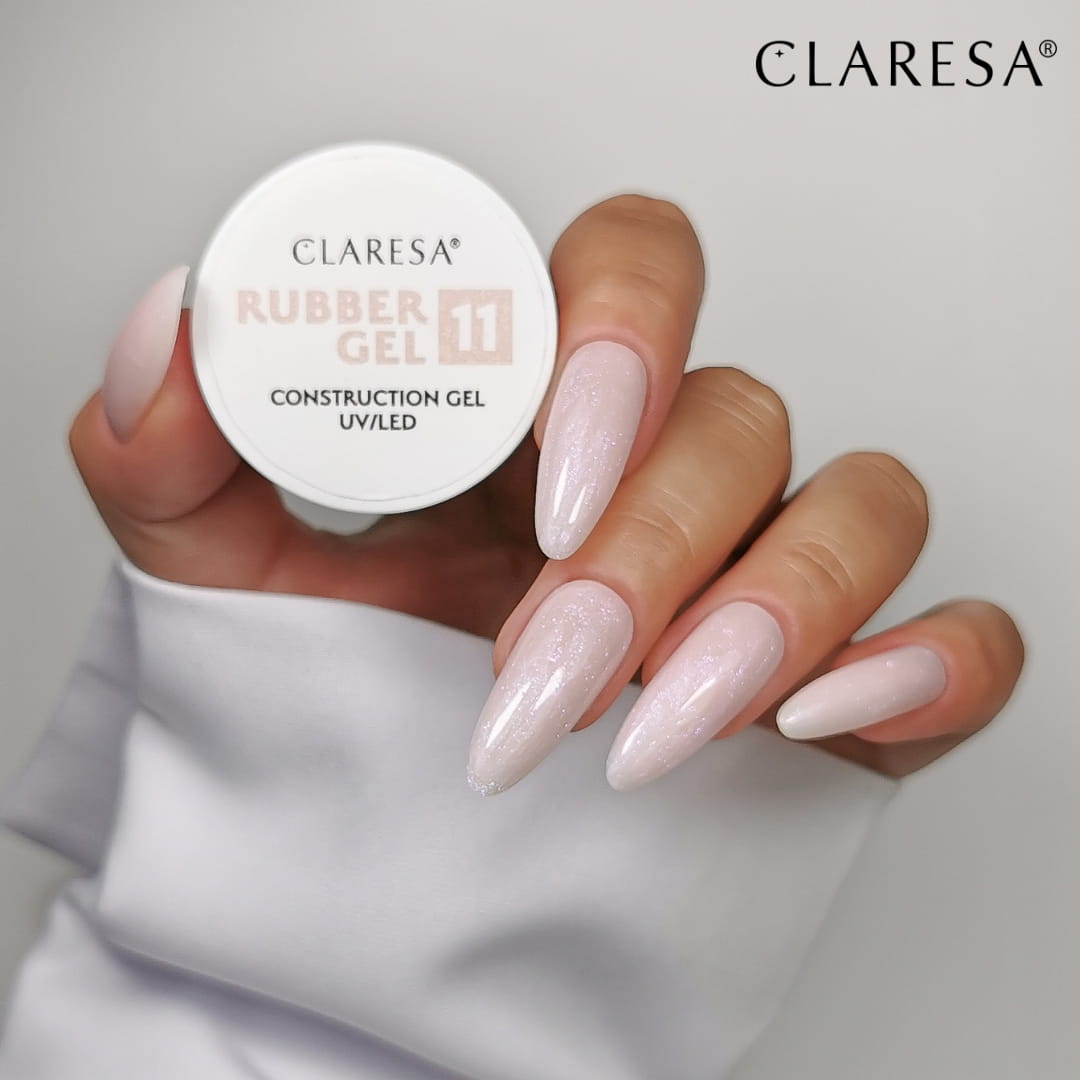 Claresa Rubber Gel 11 dickes Nagelaufbaugel 45g