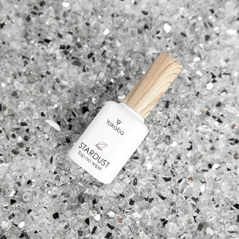 Yokaba Top No-Wipe-Hybrid-Nagellack 01 SILVER STARDUST 12ml