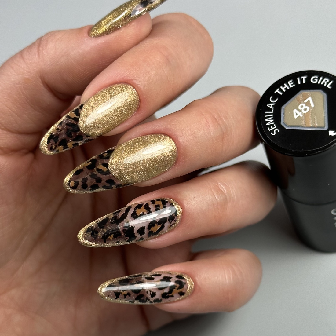 SEMILAC 487 The It Girl One Hybrid-Nagellack, magnetisch, 7 ml