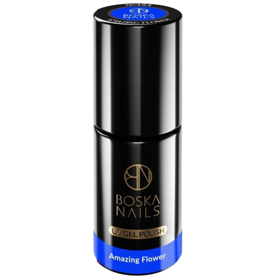 Boska Nails Hybrid-Nagellack 354 Amazing Flower Kobalt, 6 ml