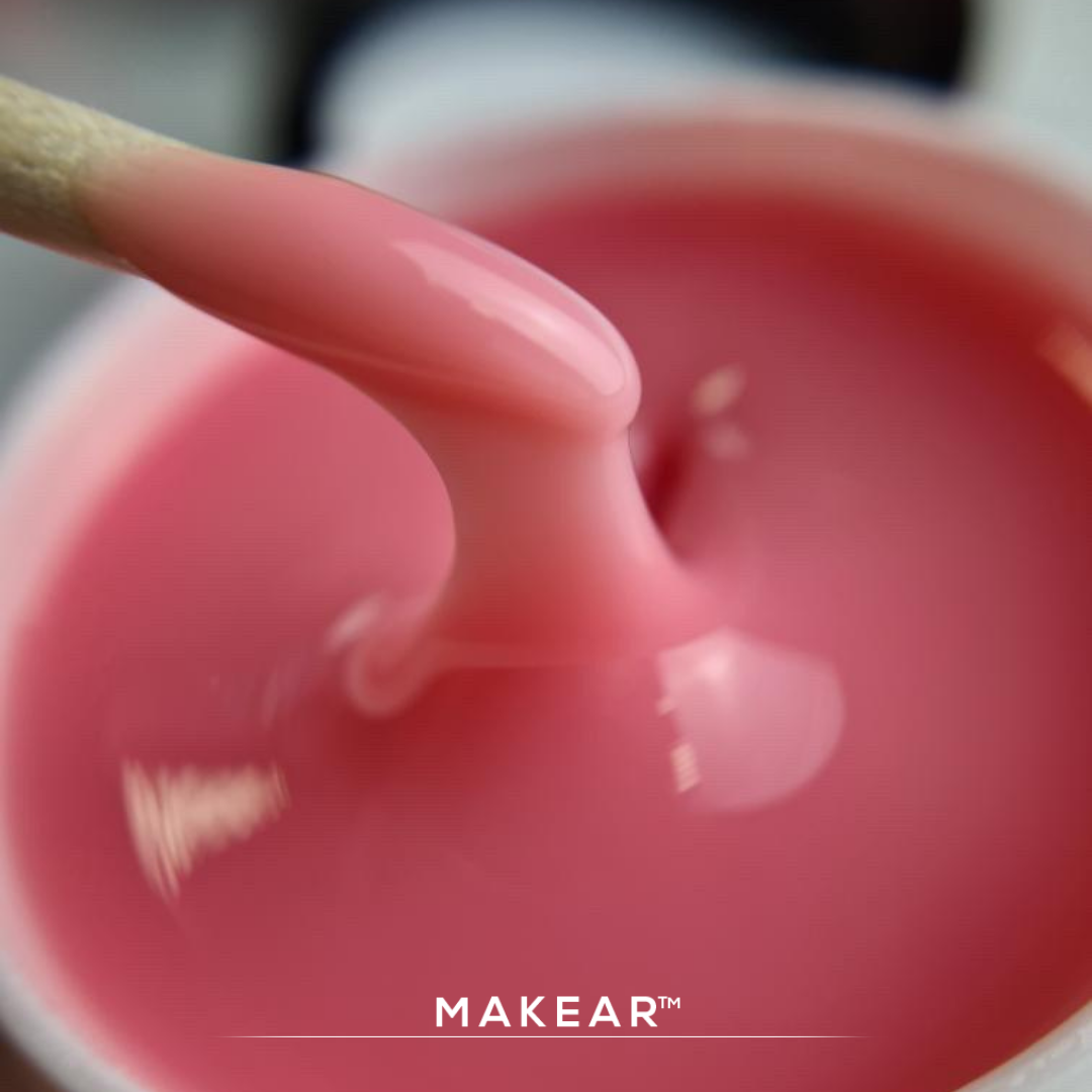Makear GG05 Gel&Go Nagelaufbaugel ohne Feilen Pink Pie 50ml