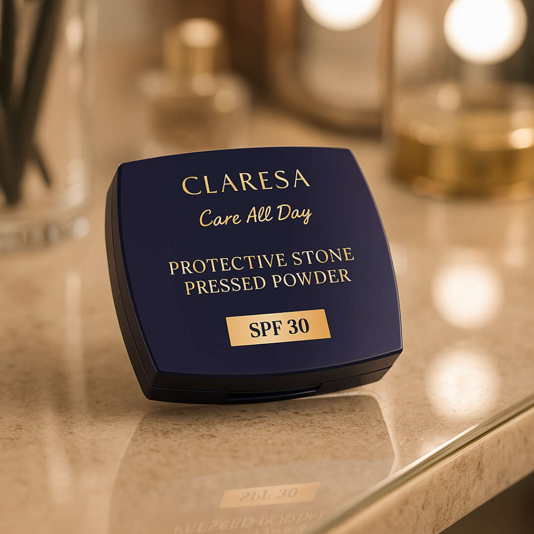 Claresa Protectice Stone Pressed Powder SPF 30 Stein-Gesichtspuder