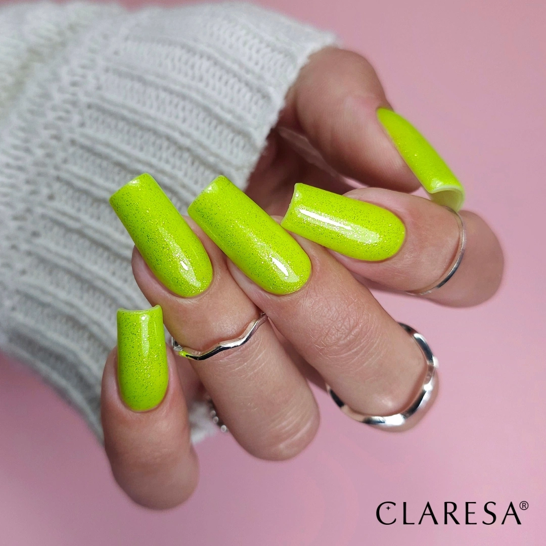 Claresa Hybrid Nagellack FUNKY DISCO 7 neon limettengrün