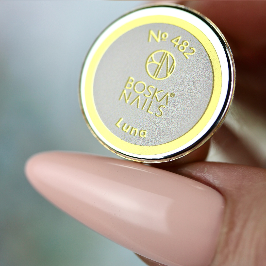 Boska Nails Hybrid Nagellack 482 Luna NUDlove Puderbeige 6ml