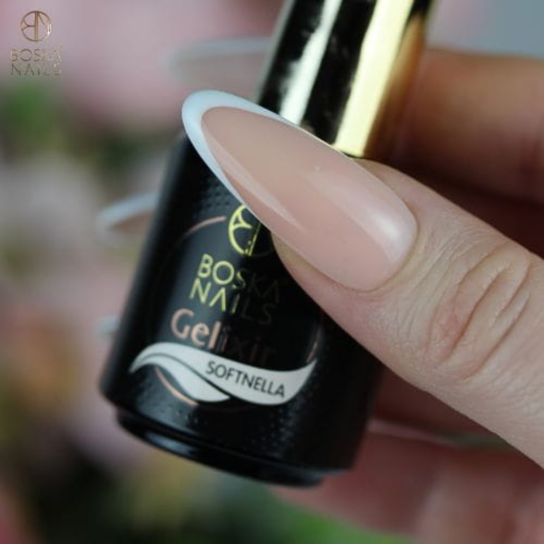 Nagelaufbaugel in der Flasche Boska Nails Gelixir Softnella 15ml