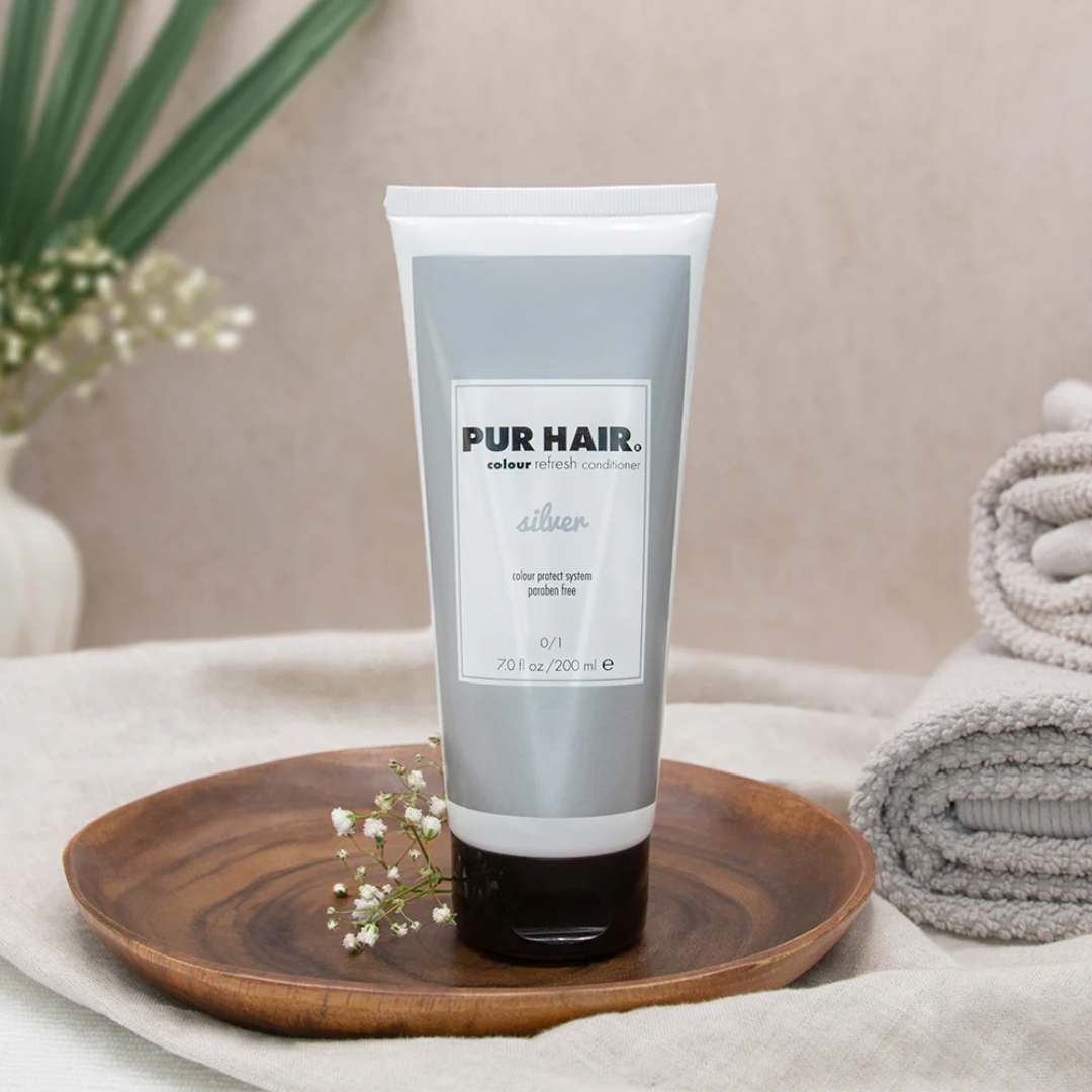 PUR HAIR Refreshing Mask Farberfrischende Haarmaske SILBER 200ml