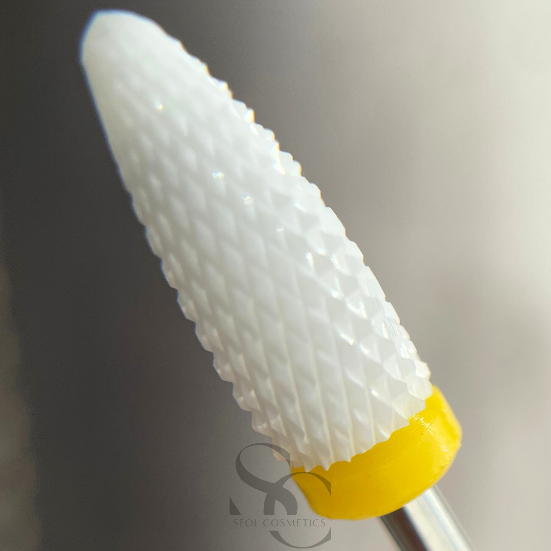 Keramikfräser YELLOW CONE 3/32 FRC500-34 zum Entfernen von Gelmassenhybriden